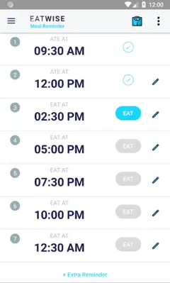 EatWise - Meal Reminder android App screenshot 2